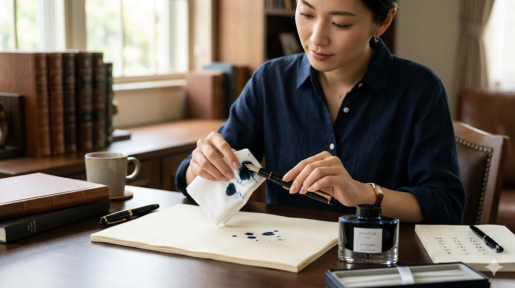 万年筆のインク漏れを解決！原因と直し方のアイキャッチ画像