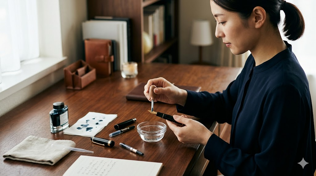 万年筆のインクが出ない！原因とすぐできる対処法まとめのアイキャッチ画像