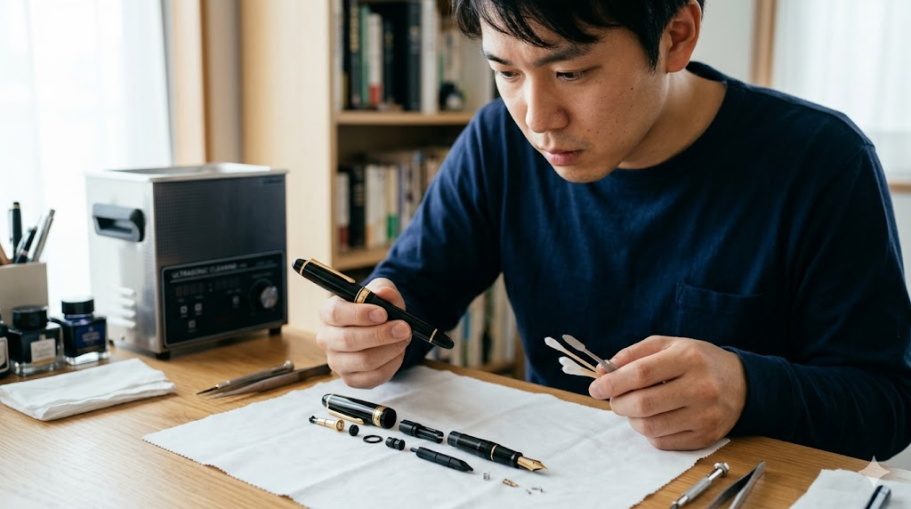 超音波洗浄や無理な分解の危険性を表すイメージ画像