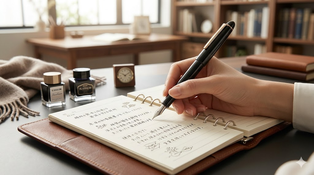 万年筆の細いペン先で綺麗に書く！手帳向けの選び方のアイキャッチ画像
