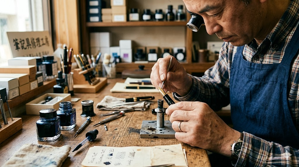 万年筆調整の基本!自分で直す方法とプロに頼む料金・店舗のイメージ画像