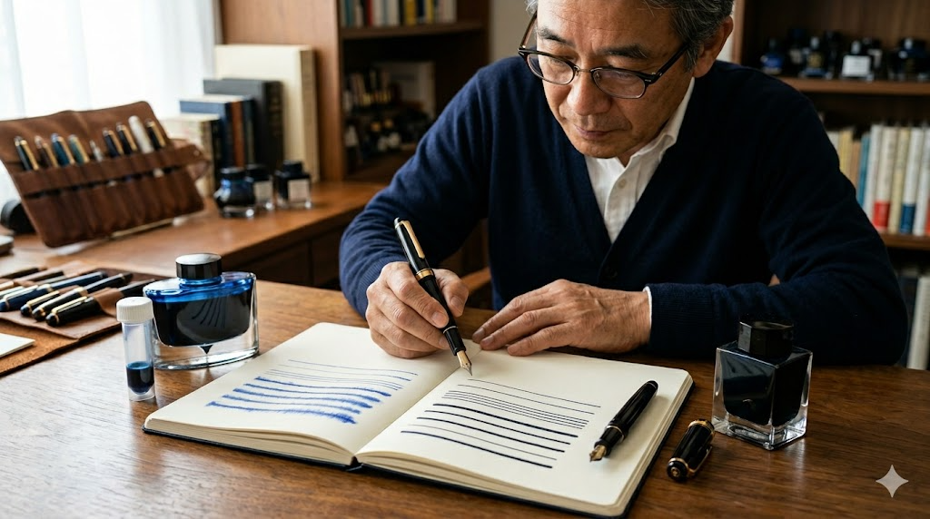 染料インクとの違いと顔料インクの特徴を表すイメージ画像