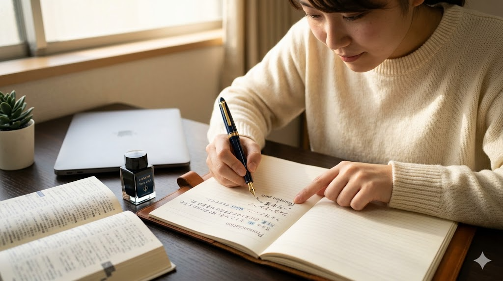基本的な英語表記と発音のコツを表すイメージ画像