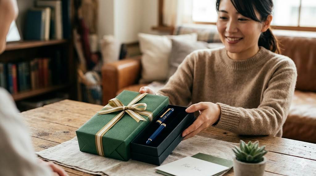 プレゼントやギフトに最適な名入れ対応を表すイメージ画像